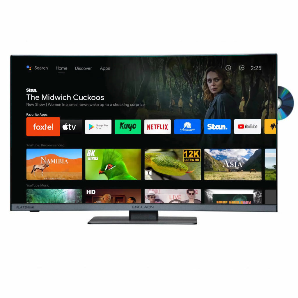 LED22X80 22" 12V Smart TV + 12V Bluetooth Soundbar + Water Resistant 12V TV Transit Bag