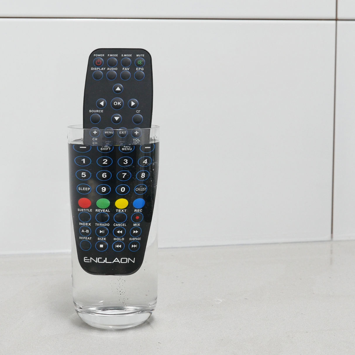 ENGLAON TV remote control for Waterproof TVs