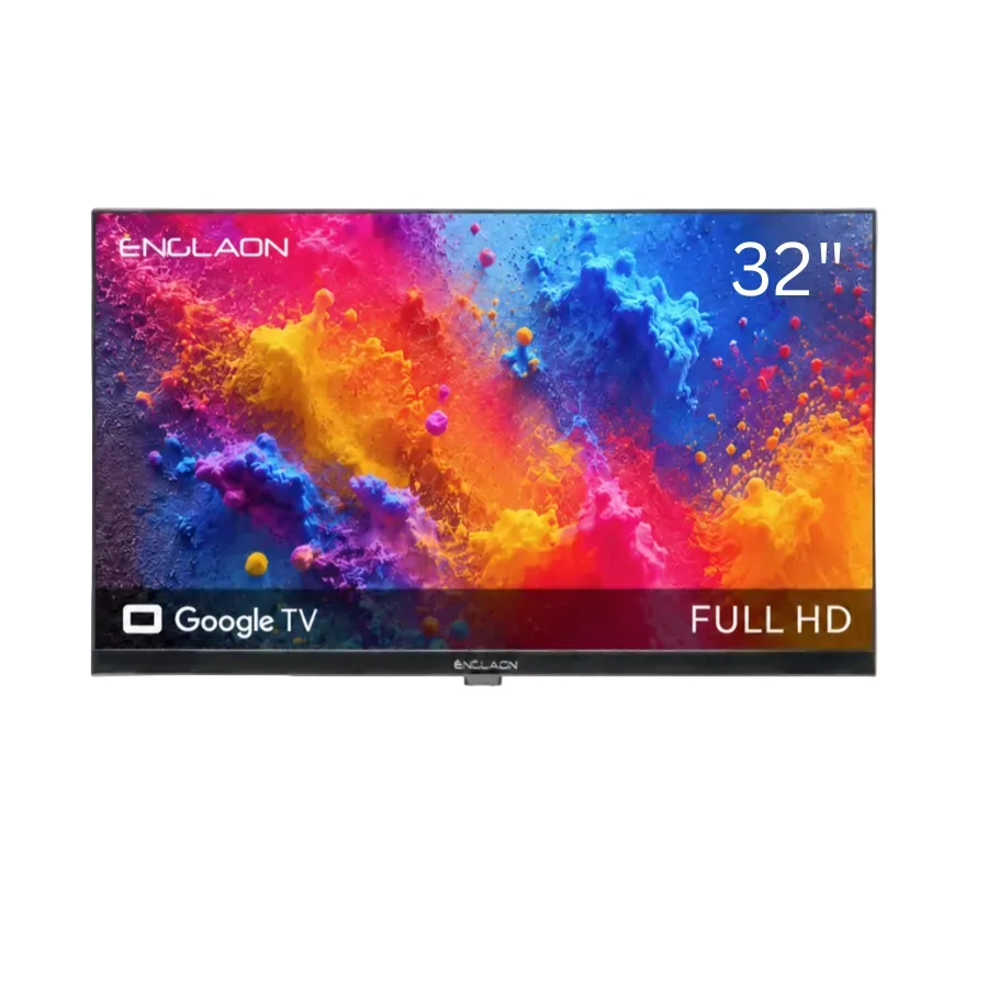 ENGLAON 32” FULL HD 12V Google TV Android 14, Built-in Google Cast & Bluetooth