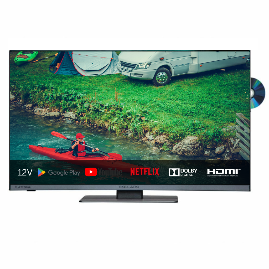 LED22X80 22" 12V Smart TV + 12V Bluetooth Soundbar + Water Resistant 12V TV Transit Bag