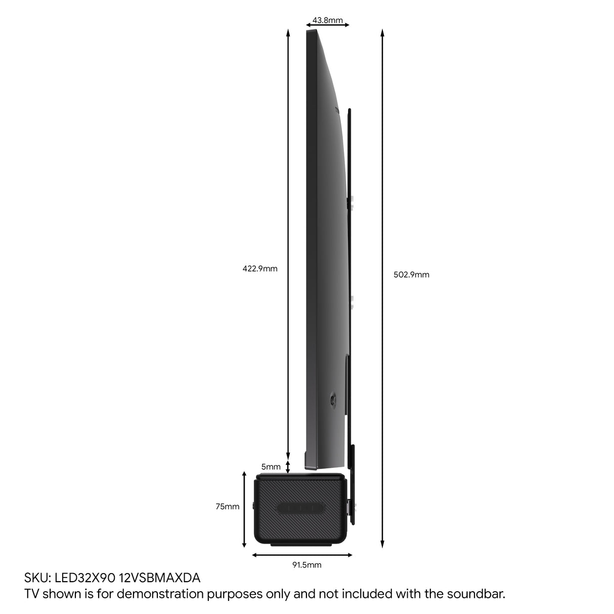 ENGLAON 2.0CH Dolby Atmos Soundbar with HDMI eARC and Bluetooth