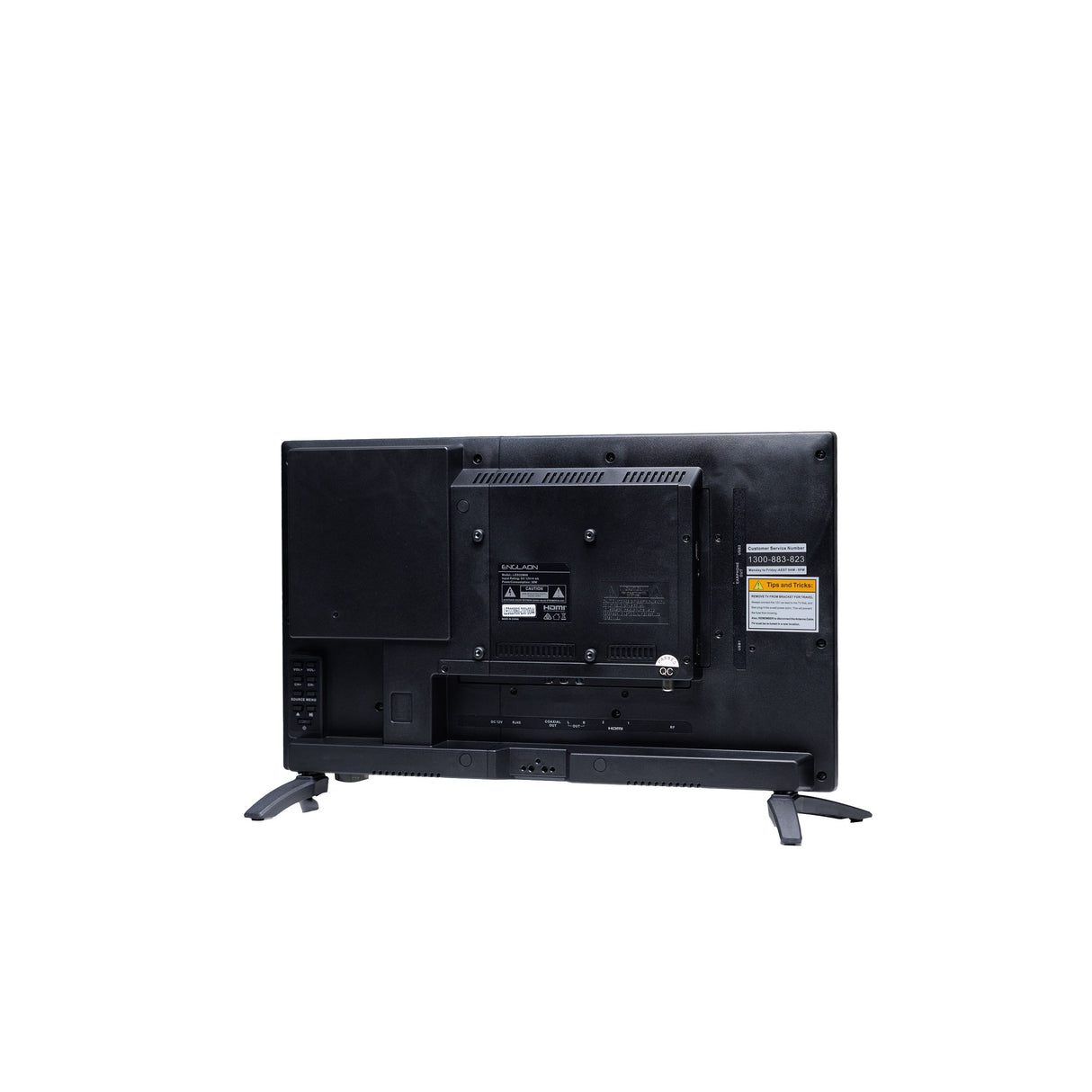 ENGLAON 22’’ Full HD 12V Google TV With Built-in DVD Player, Chromecast & Bluetooth