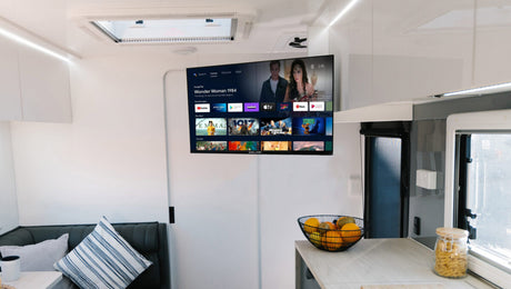 Box Android TV 12V certifiée Google pour Camping-car, caravane, fourgo