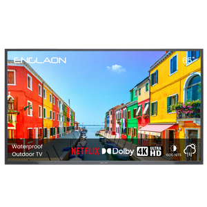 ENGLAON 65’’ 4K Outdoor SMART IP65 Waterproof LED TV for Full Sunshine Areas