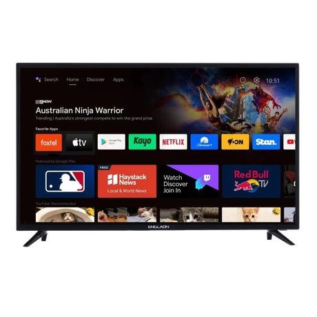 ENGLAON 32’’ HD Smart 12V TV With Built-in Chromecast and Bluetooth Android 11