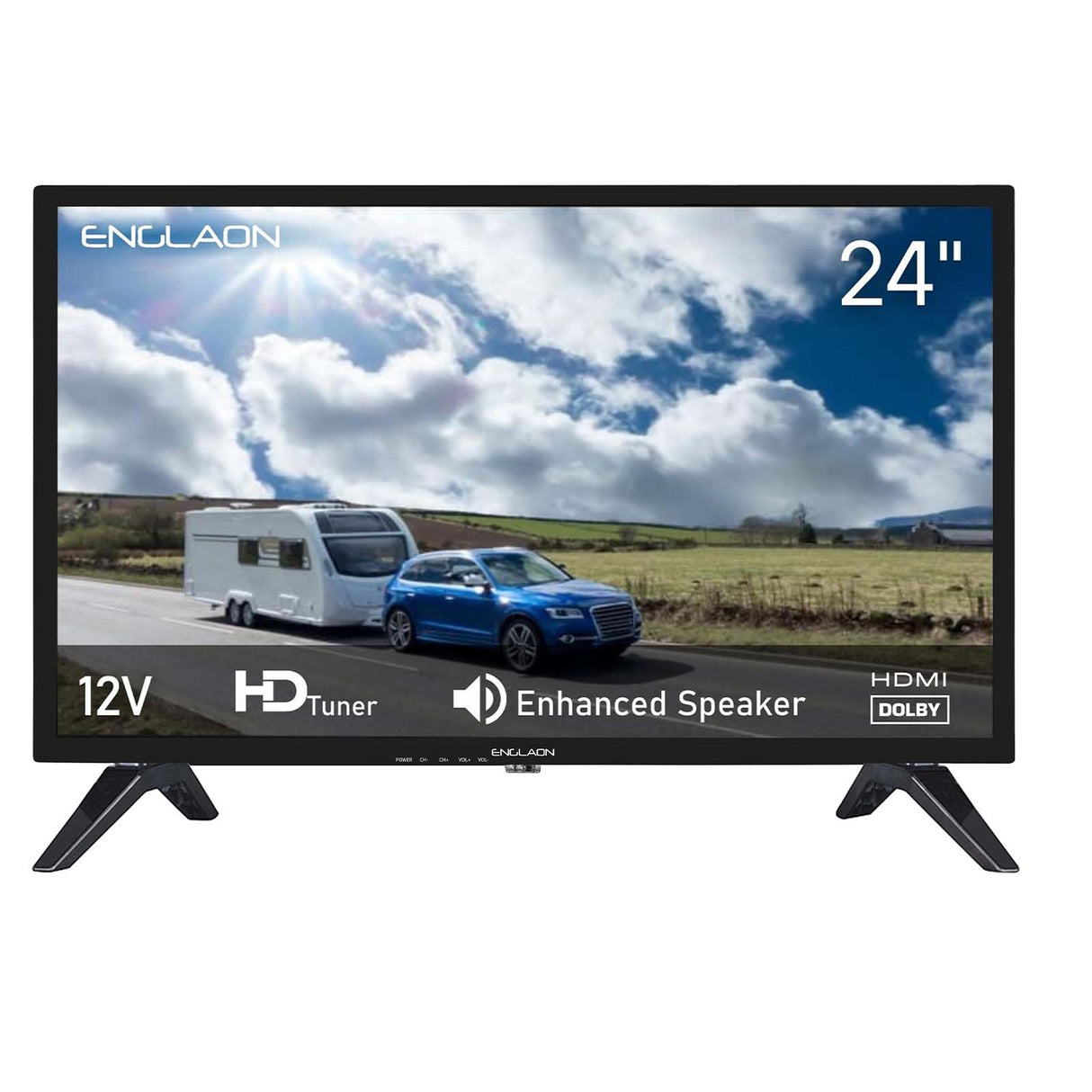 24” 12V HD LED Television for Caravans