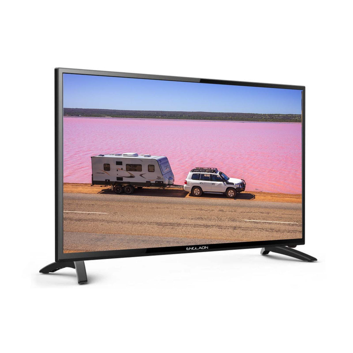 ENGLAON 24’’ Full HD Smart 12V TV With Built-in DVD Player & Chromecast & Bluetooth Android 11