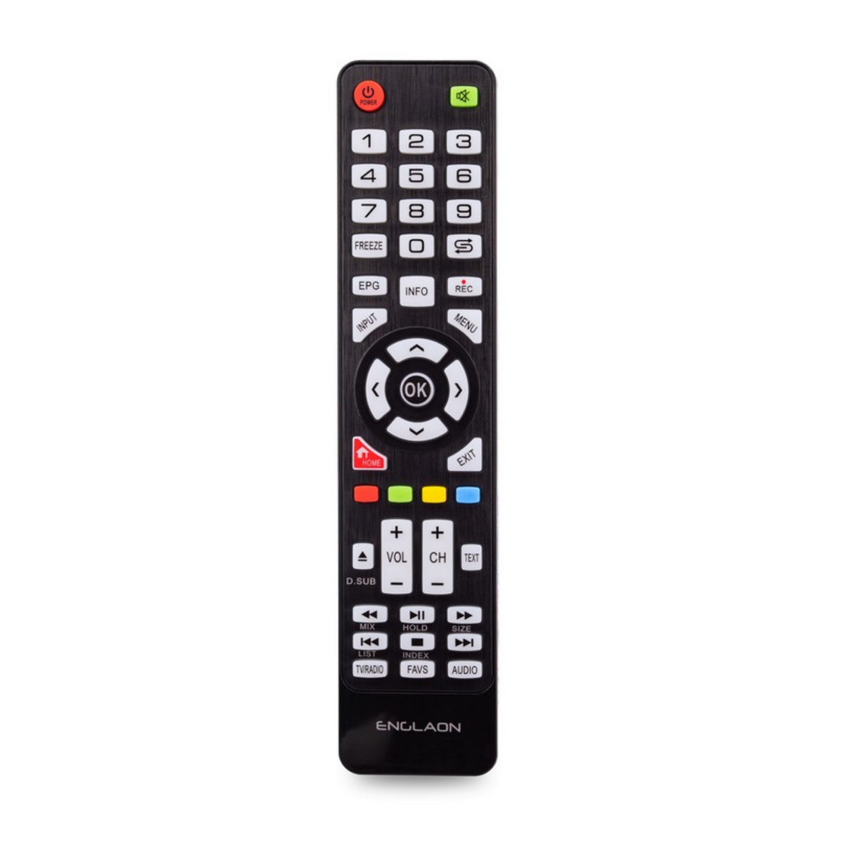 ENGLAON TV remote control for LCD/LED TVs