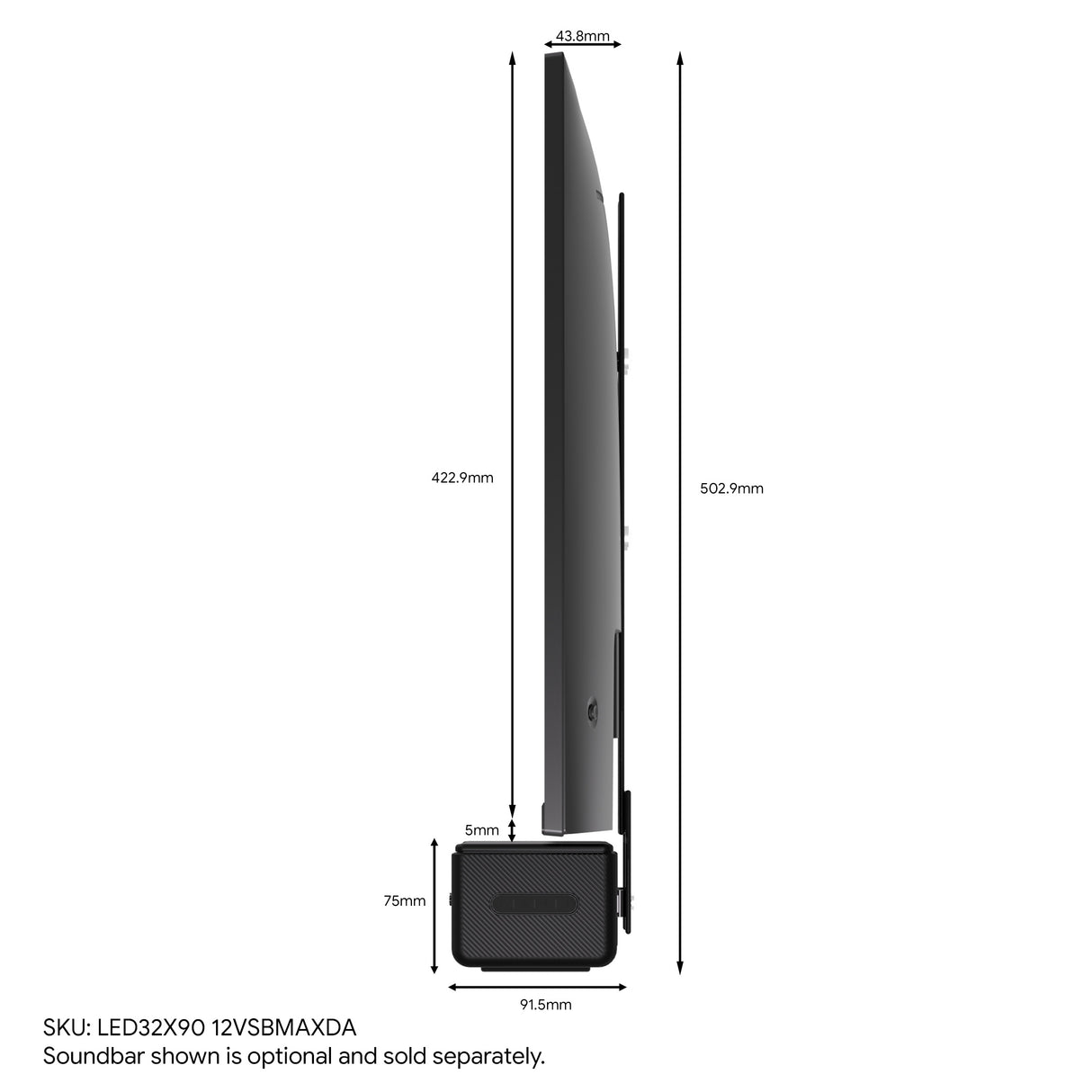 ENGLAON 32’’ 4K UHD 12V Google TV with Dolby Vision & Android 14