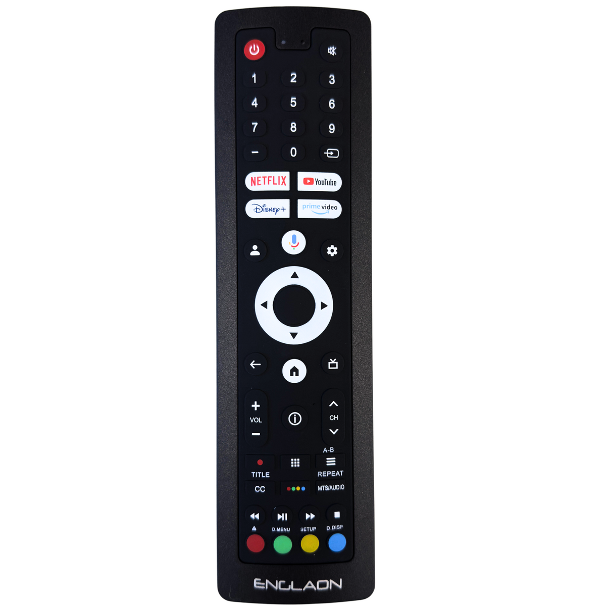 ENGLAON 22’’ Full HD 12V Google TV With Built-in DVD Player & Chromecast & Bluetooth